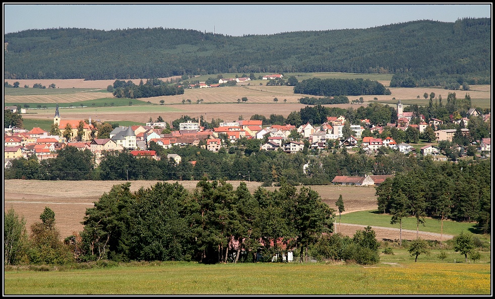 Křemže z mírného nadhledu