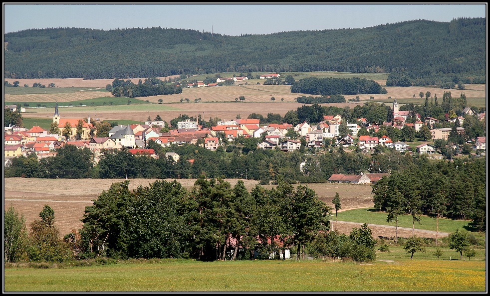 Křemže z mírného nadhledu