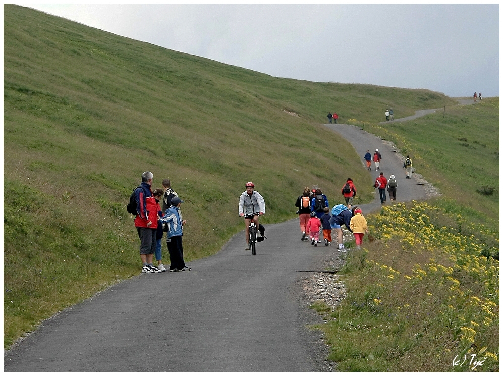 Cyklisti versus turisti