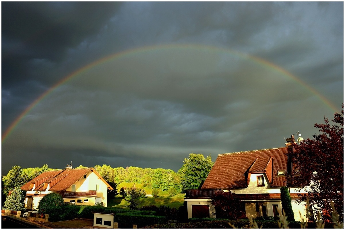 Duha nad Kalvárií