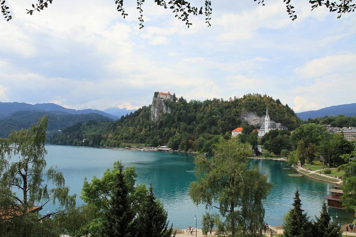 Bledské jezero a hrad
