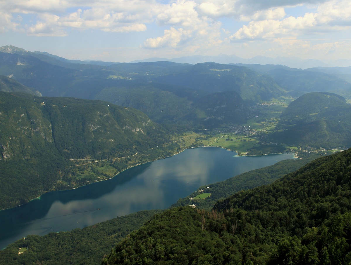 Bohinjské jezero - část