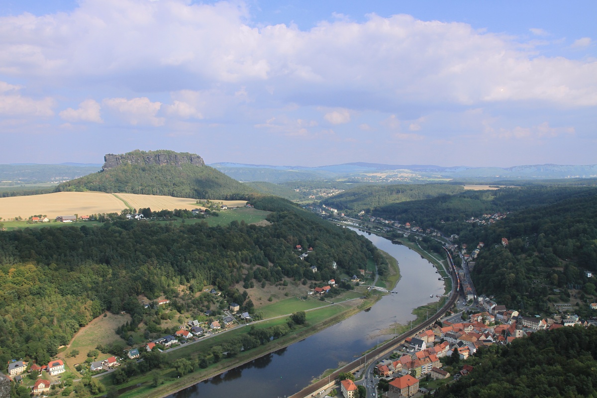 Elbe a Lilienstein