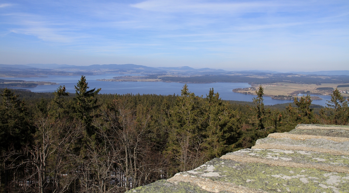 Lipno z věže V. Hrádku