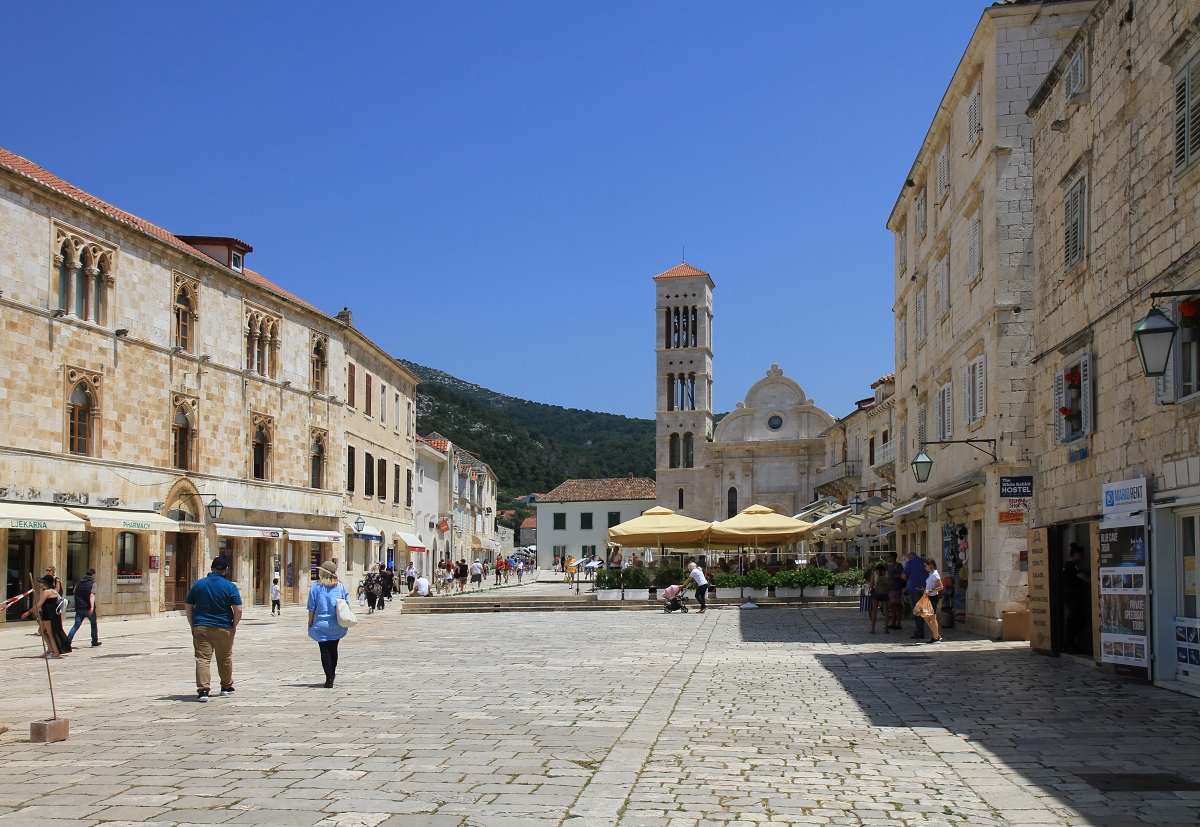 Město Hvar - centrální část