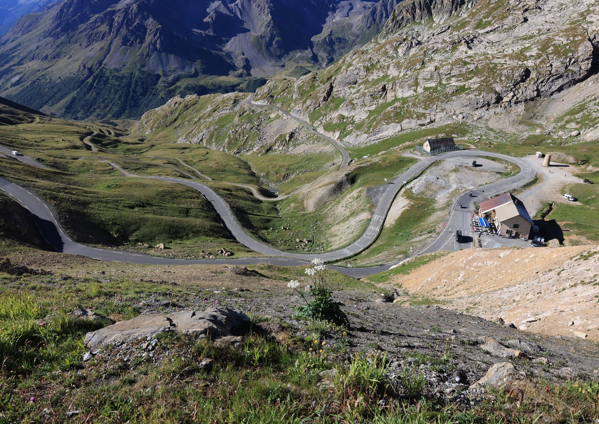 Silnice na Col du Galibier